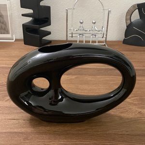 Black Vintage Ikebana Vase